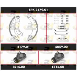 Stabdžių rinkinys, būgniniai stabdžiai ROADHOUSE SPK 3179.01