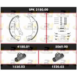 Stabdžių rinkinys, būgniniai stabdžiai ROADHOUSE SPK 3180.00