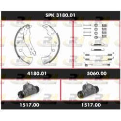 Stabdžių rinkinys, būgniniai stabdžiai ROADHOUSE SPK 3180.01