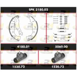 Stabdžių rinkinys, būgniniai stabdžiai ROADHOUSE SPK 3180.02