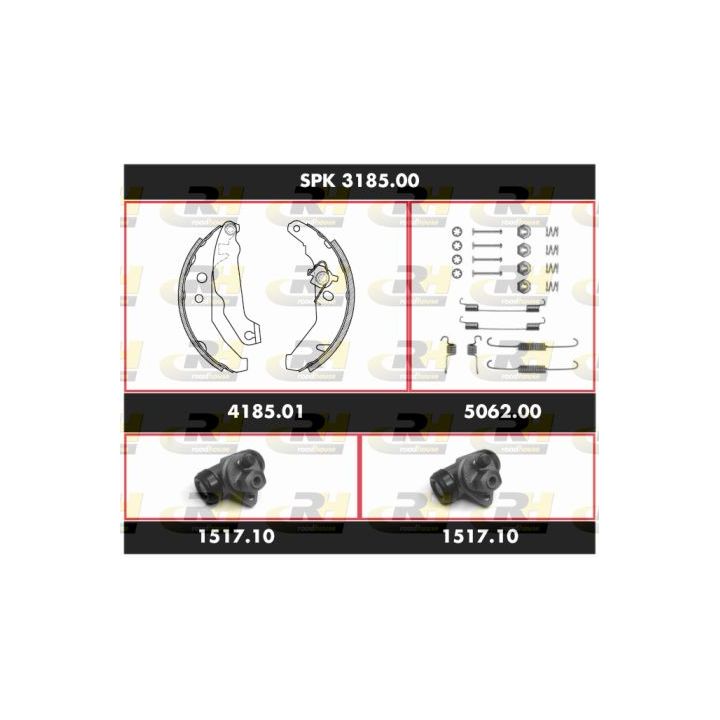 Stabdžių rinkinys, būgniniai stabdžiai ROADHOUSE SPK 3185.00