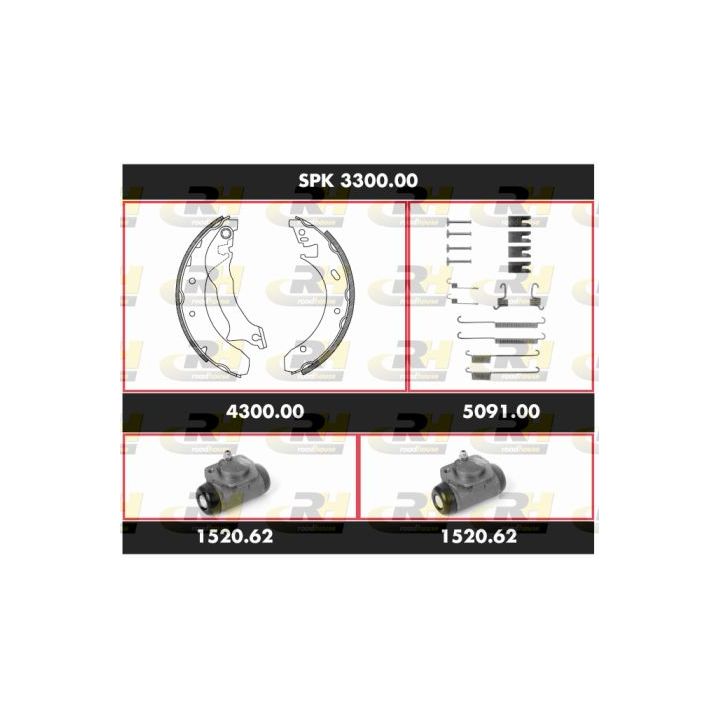 Stabdžių rinkinys, būgniniai stabdžiai ROADHOUSE SPK 3300.00