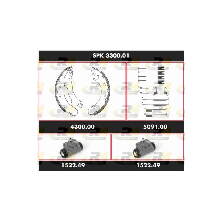 Stabdžių rinkinys, būgniniai stabdžiai ROADHOUSE SPK 3300.01