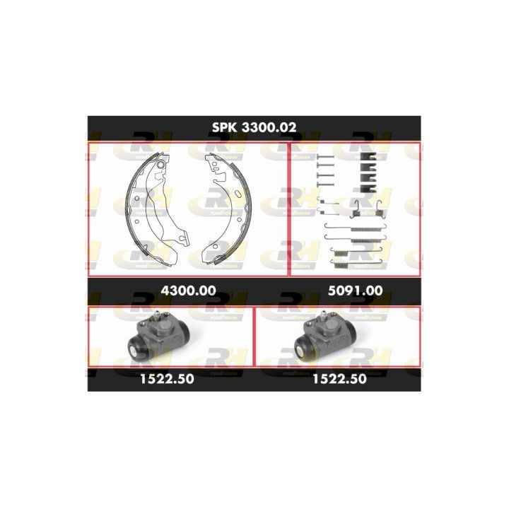 Stabdžių rinkinys, būgniniai stabdžiai ROADHOUSE SPK 3300.02