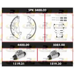 Stabdžių rinkinys, būgniniai stabdžiai ROADHOUSE SPK 3400.00
