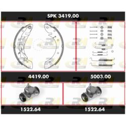 Stabdžių rinkinys, būgniniai stabdžiai ROADHOUSE SPK 3419.00