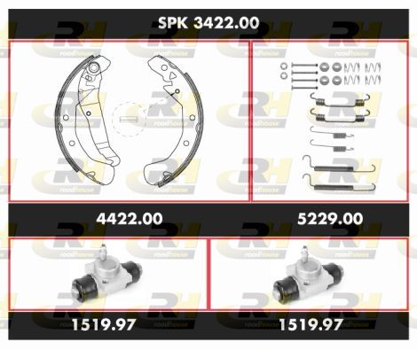 Stabdžių rinkinys, būgniniai stabdžiai ROADHOUSE SPK 3422.00