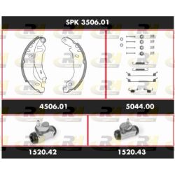 Stabdžių rinkinys, būgniniai stabdžiai ROADHOUSE SPK 3506.01