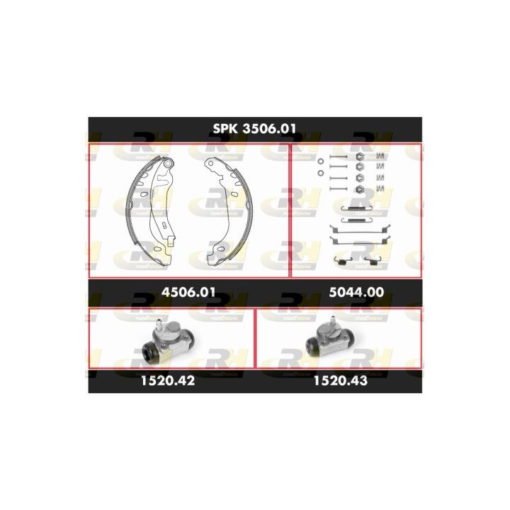 Stabdžių rinkinys, būgniniai stabdžiai ROADHOUSE SPK 3506.01