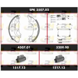 Stabdžių rinkinys, būgniniai stabdžiai ROADHOUSE SPK 3507.02