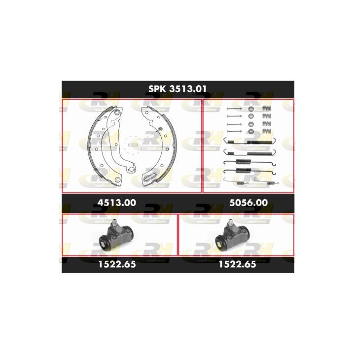 Stabdžių rinkinys, būgniniai stabdžiai ROADHOUSE SPK 3513.01