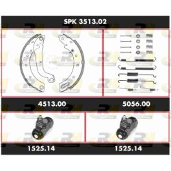 Stabdžių rinkinys, būgniniai stabdžiai ROADHOUSE SPK 3513.02