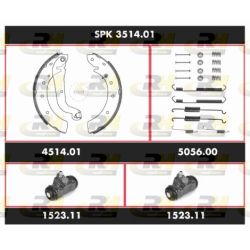 Stabdžių rinkinys, būgniniai stabdžiai ROADHOUSE SPK 3514.01