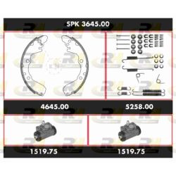Stabdžių rinkinys, būgniniai stabdžiai ROADHOUSE SPK 3645.00