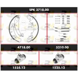 Stabdžių rinkinys, būgniniai stabdžiai ROADHOUSE SPK 3718.00