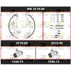 Stabdžių rinkinys, būgniniai stabdžiai ROADHOUSE SPK 3719.00