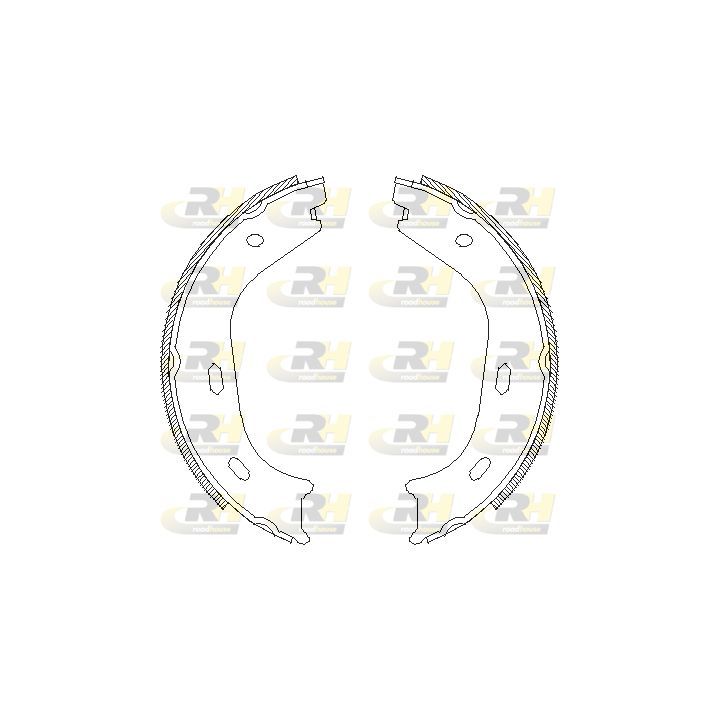 Stabdžių trinkelė, stovėjimo stabdys ROADHOUSE 4058.00