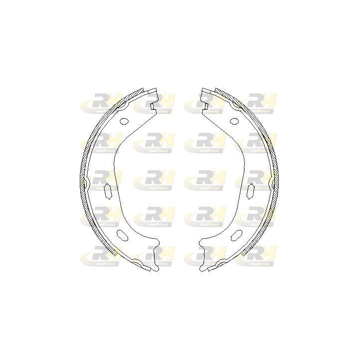 Stabdžių trinkelė, stovėjimo stabdys ROADHOUSE 4058.01