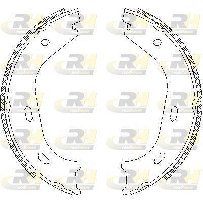 Stabdžių trinkelė, stovėjimo stabdys ROADHOUSE 4058.01