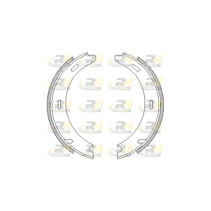 Stabdžių trinkelė, stovėjimo stabdys ROADHOUSE 4094.00