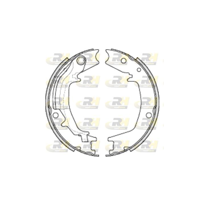 Stabdžių trinkelė, stovėjimo stabdys ROADHOUSE 4235.00