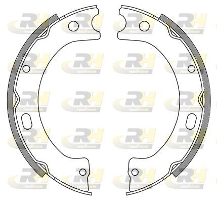Stabdžių trinkelė, stovėjimo stabdys ROADHOUSE 4243.00