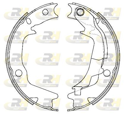 Stabdžių trinkelė, stovėjimo stabdys ROADHOUSE 4244.01