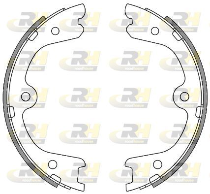 Stabdžių trinkelė, stovėjimo stabdys ROADHOUSE 4264.00