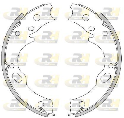 Stabdžių trinkelė, stovėjimo stabdys ROADHOUSE 4277.00