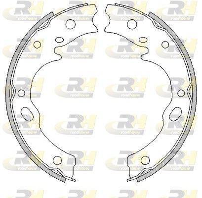 Stabdžių trinkelė, stovėjimo stabdys ROADHOUSE 4277.01