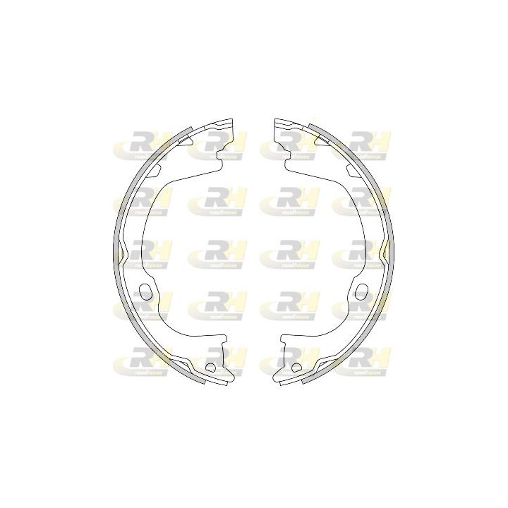 Stabdžių trinkelė, stovėjimo stabdys ROADHOUSE 4282.00