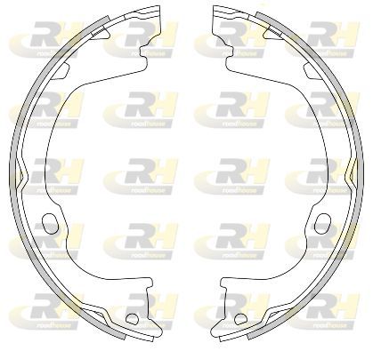 Stabdžių trinkelė, stovėjimo stabdys ROADHOUSE 4282.00