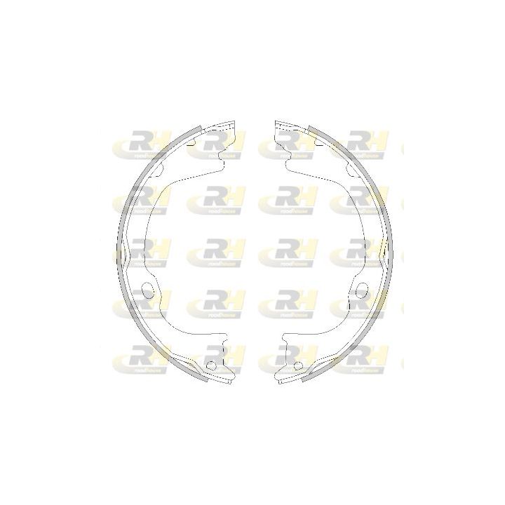 Stabdžių trinkelė, stovėjimo stabdys ROADHOUSE 4282.01