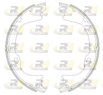 Stabdžių trinkelė, stovėjimo stabdys ROADHOUSE 4282.01