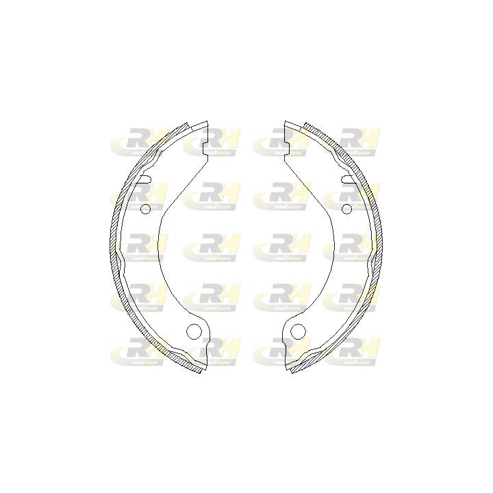 Stabdžių trinkelė, stovėjimo stabdys ROADHOUSE 4399.00