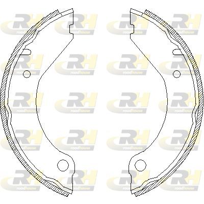 Stabdžių trinkelė, stovėjimo stabdys ROADHOUSE 4399.00