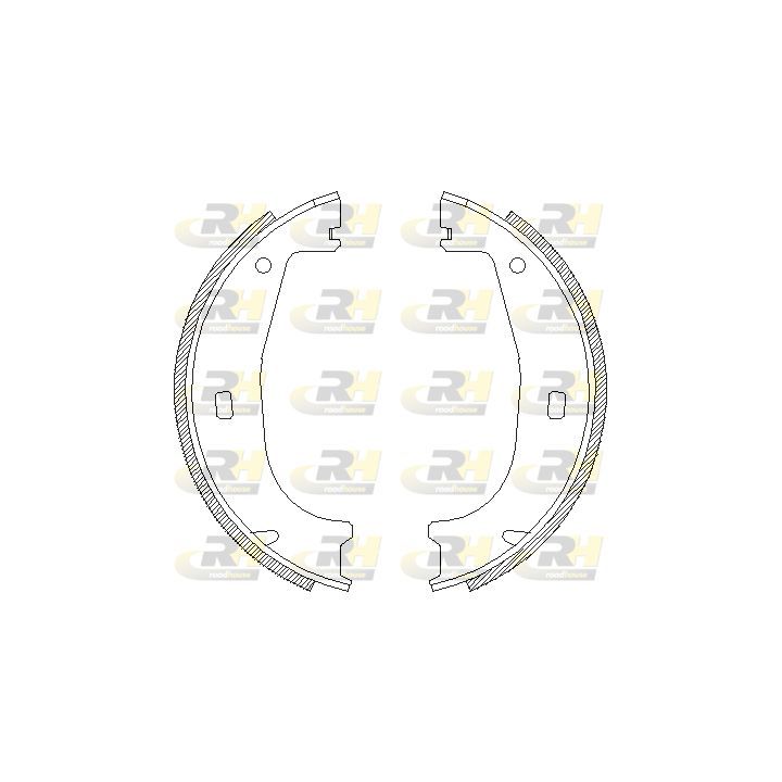 Stabdžių trinkelė, stovėjimo stabdys ROADHOUSE 4406.00