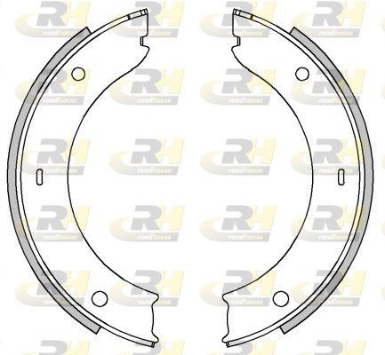 Stabdžių trinkelė, stovėjimo stabdys ROADHOUSE 4449.00