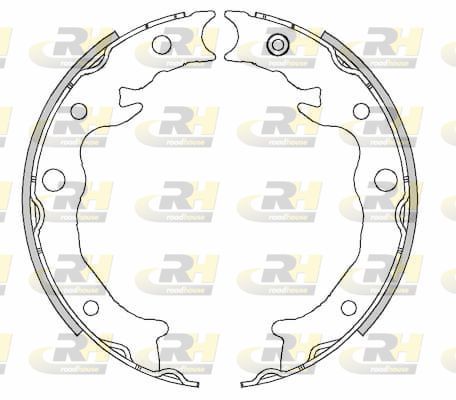 Stabdžių trinkelė, stovėjimo stabdys ROADHOUSE 4462.00