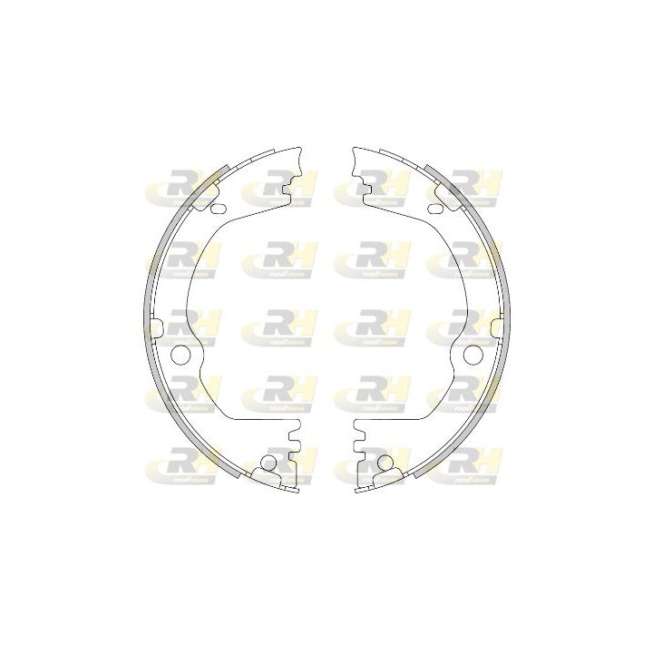 Stabdžių trinkelė, stovėjimo stabdys ROADHOUSE 4466.00