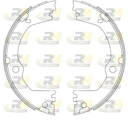 Stabdžių trinkelė, stovėjimo stabdys ROADHOUSE 4466.00