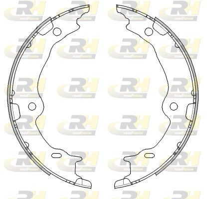 Stabdžių trinkelė, stovėjimo stabdys ROADHOUSE 4467.00