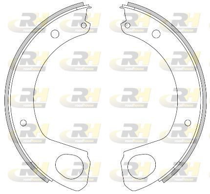 Stabdžių trinkelė, stovėjimo stabdys ROADHOUSE 4468.00