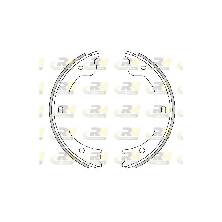 Stabdžių trinkelė, stovėjimo stabdys ROADHOUSE 4480.00