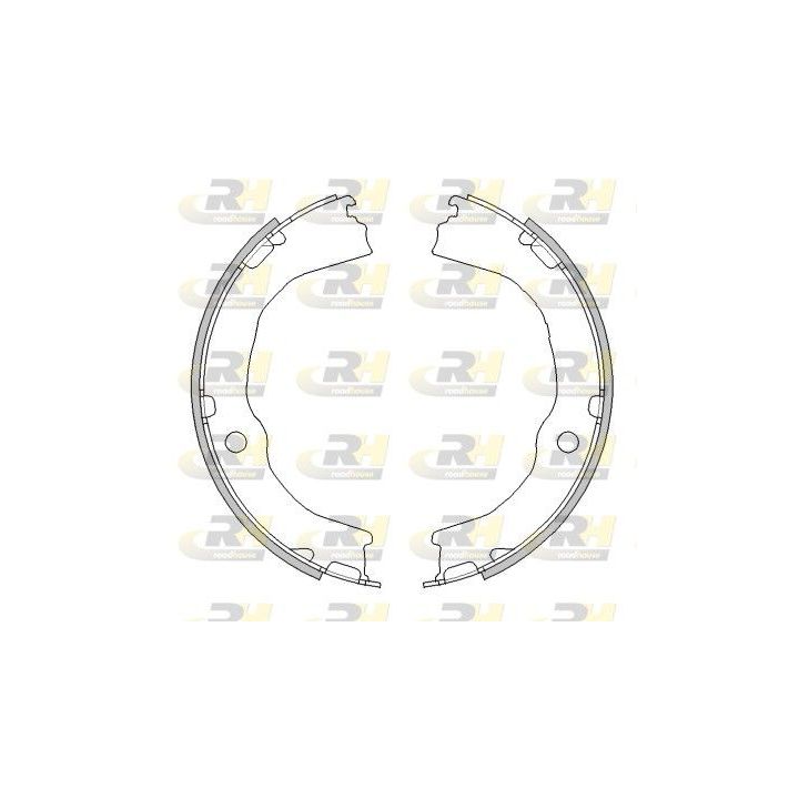 Stabdžių trinkelė, stovėjimo stabdys ROADHOUSE 4481.00