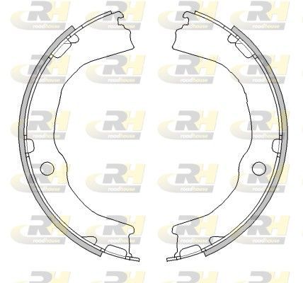 Stabdžių trinkelė, stovėjimo stabdys ROADHOUSE 4481.00
