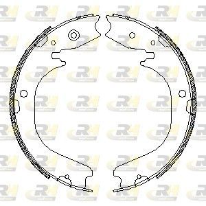 Stabdžių trinkelė, stovėjimo stabdys ROADHOUSE 4486.00