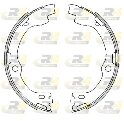 Stabdžių trinkelė, stovėjimo stabdys ROADHOUSE 4491.00