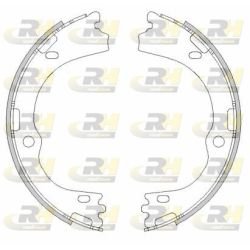 Stabdžių trinkelė, stovėjimo stabdys ROADHOUSE 4500.00