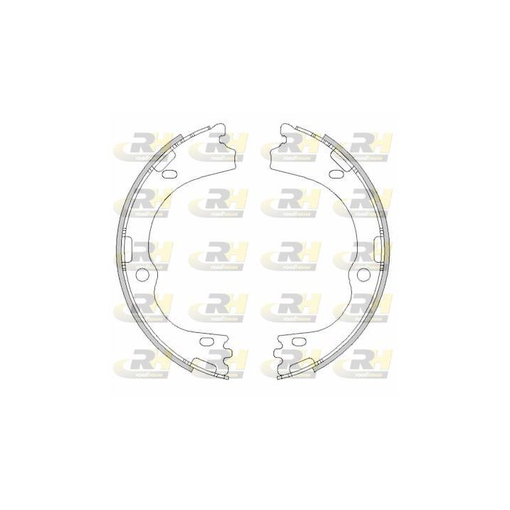 Stabdžių trinkelė, stovėjimo stabdys ROADHOUSE 4500.00